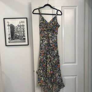 Parker New York Melody Floral Print Back Cut Out dress is bound to turn heads!